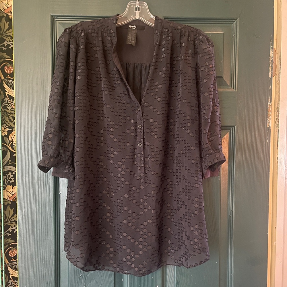 Smythe Black Shimmer Blouse